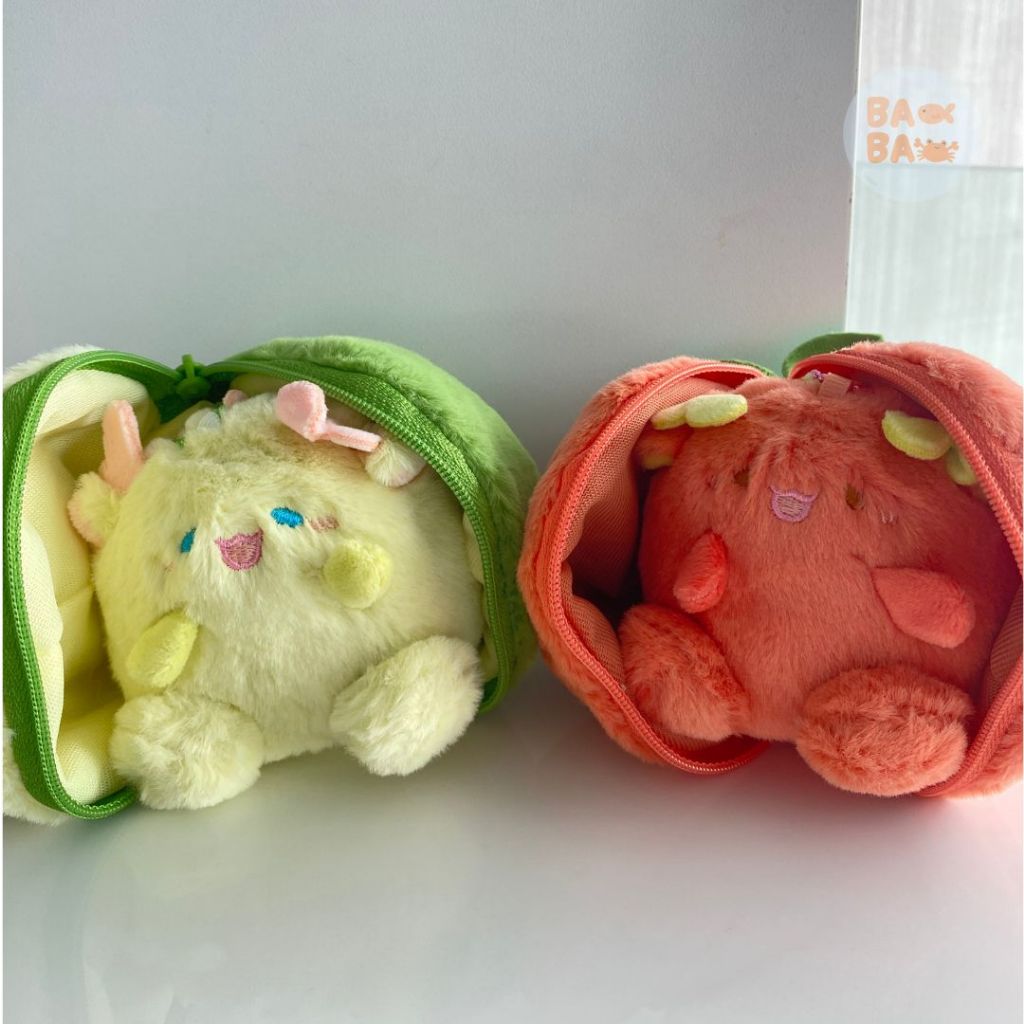 Gantungan Kunci Boneka Naga Buah / Cute Plush Keychain Bagcharm / Fruit Dragon Keychain Bagcharm