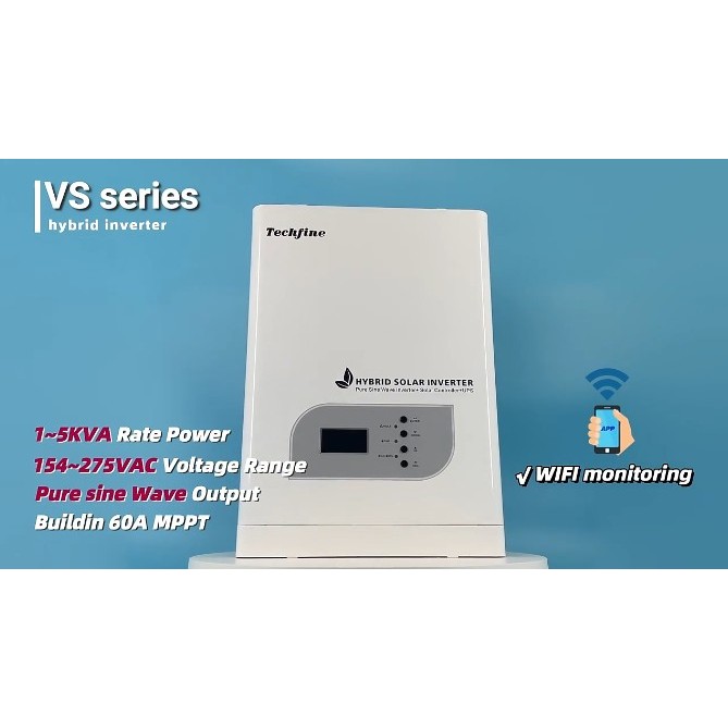 Inverter Hybrid Low Frekuensi Trafo Toroid 24/48V Pure Sine Wave - Free Packing Kayu