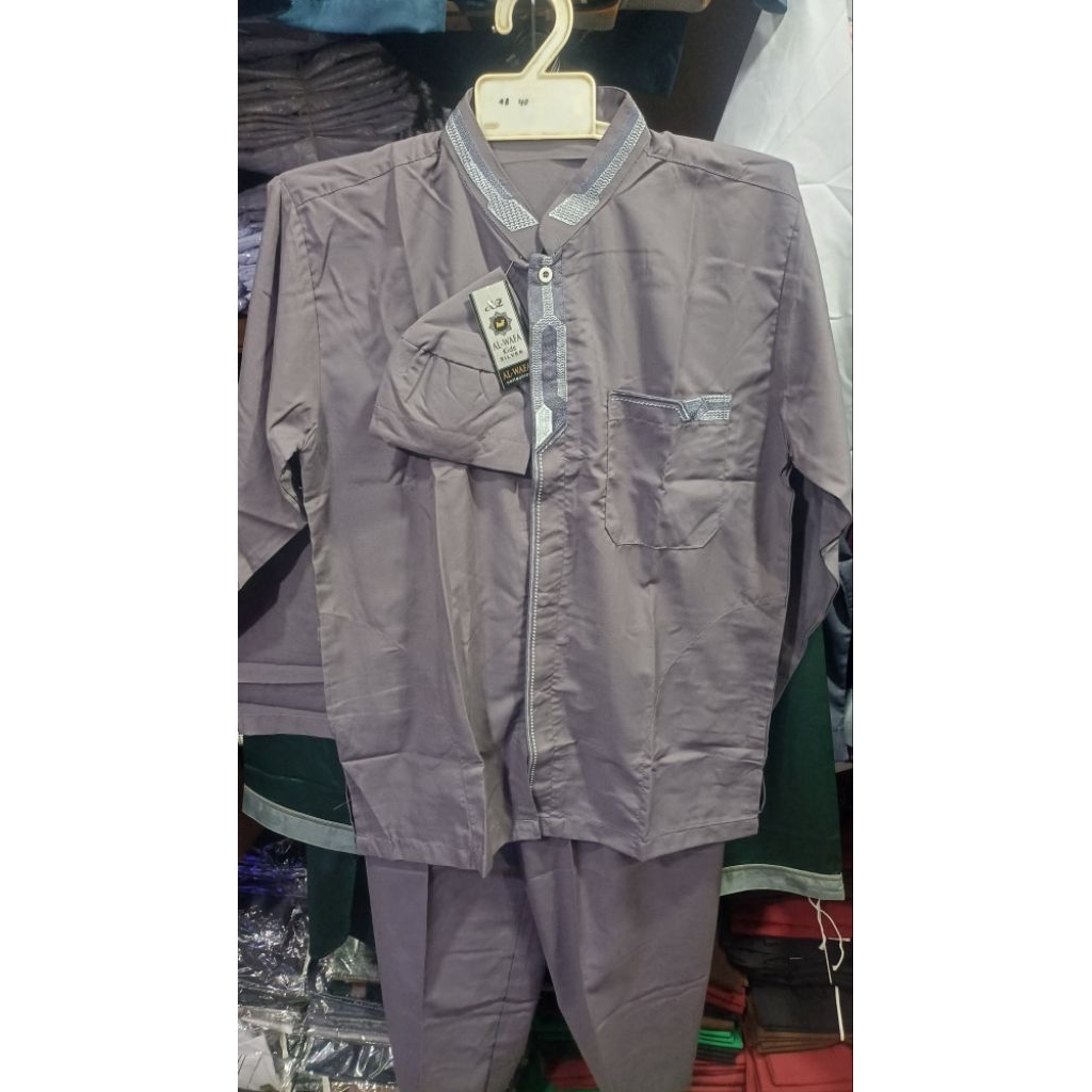 (SETELAN ANAK 2025)(Setelan anak al-wafa full katun 13.14.15)Setelan anak al-wafa,setelan koko anak 