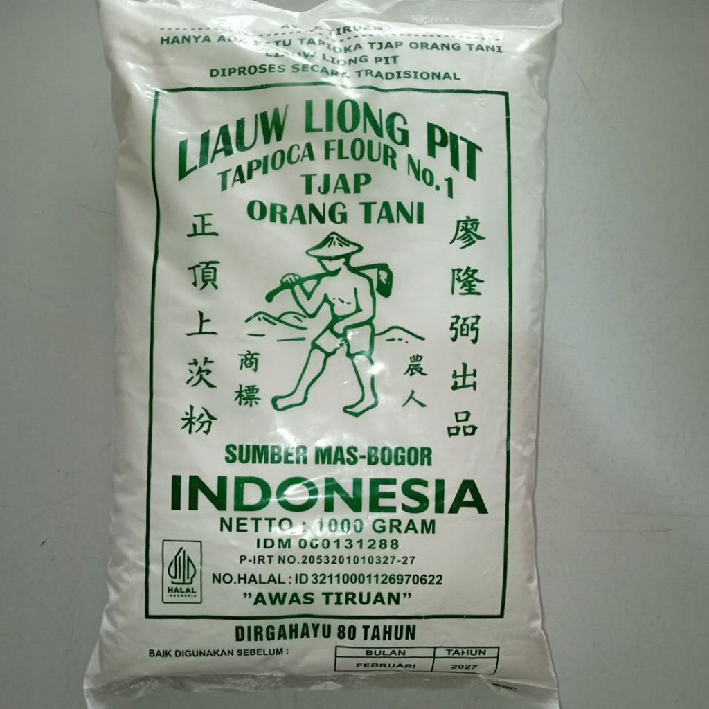 

Tepung Tapioka Liauw Liong Pit (Asli) 1kg