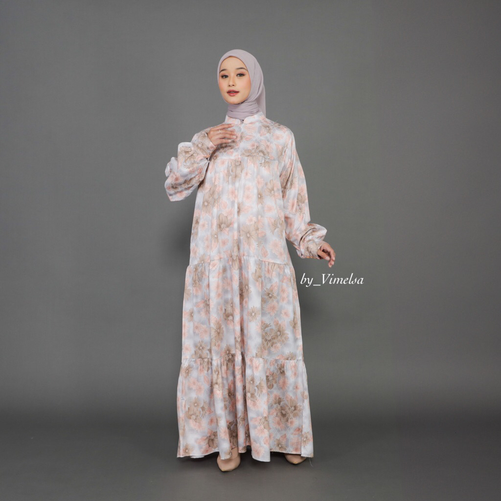 VimelsaCollection Shabira dress Gamis wanita bahan jaguar premium mewah
