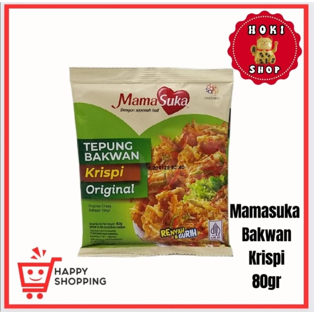 

Mamasuka Tepung Bakwan 80gr EXP 20.11.25 / Tepung Bakwan Mamasuka