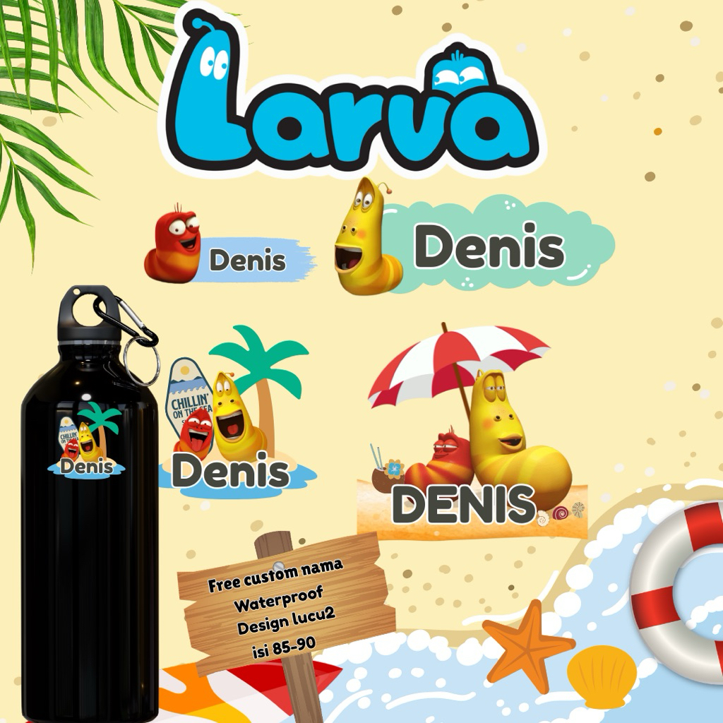 

STICKER NAMA CUSTOM/ STIKER NAMA WATERPROOF / STIKER LABEL CUSTOM