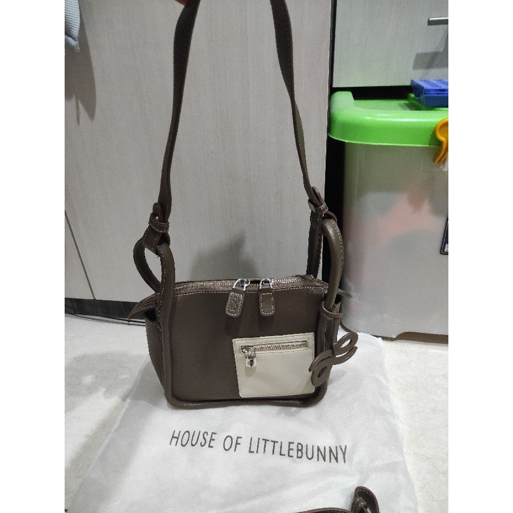 (PRELOVED) HOUSE OF LITTLE BUNNY Momentum PU warna Taupe