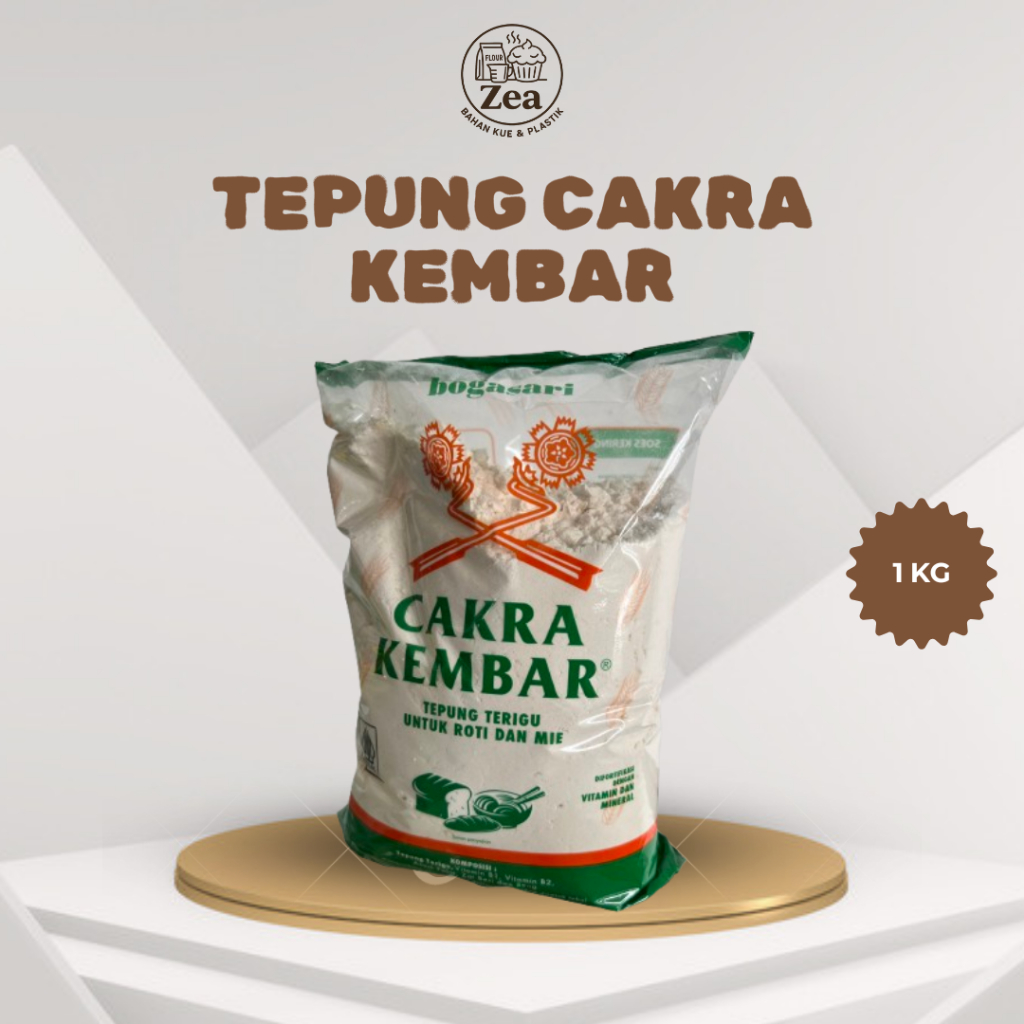 

Terigu Cakra Kembar 1kg / Cakra Kembar Tepung Terigu 1 kg