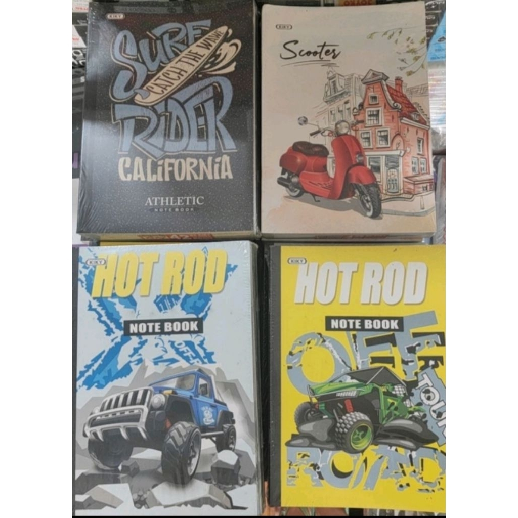 

(1PAK) Buku Tulis Campus Kiky Hard Craft Cover 42 Lembar