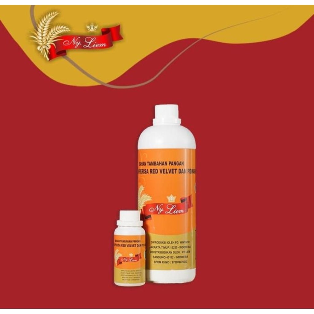 

Perisa makanan/ Essence Ny Liem Red Velvet kemasan 1 lt