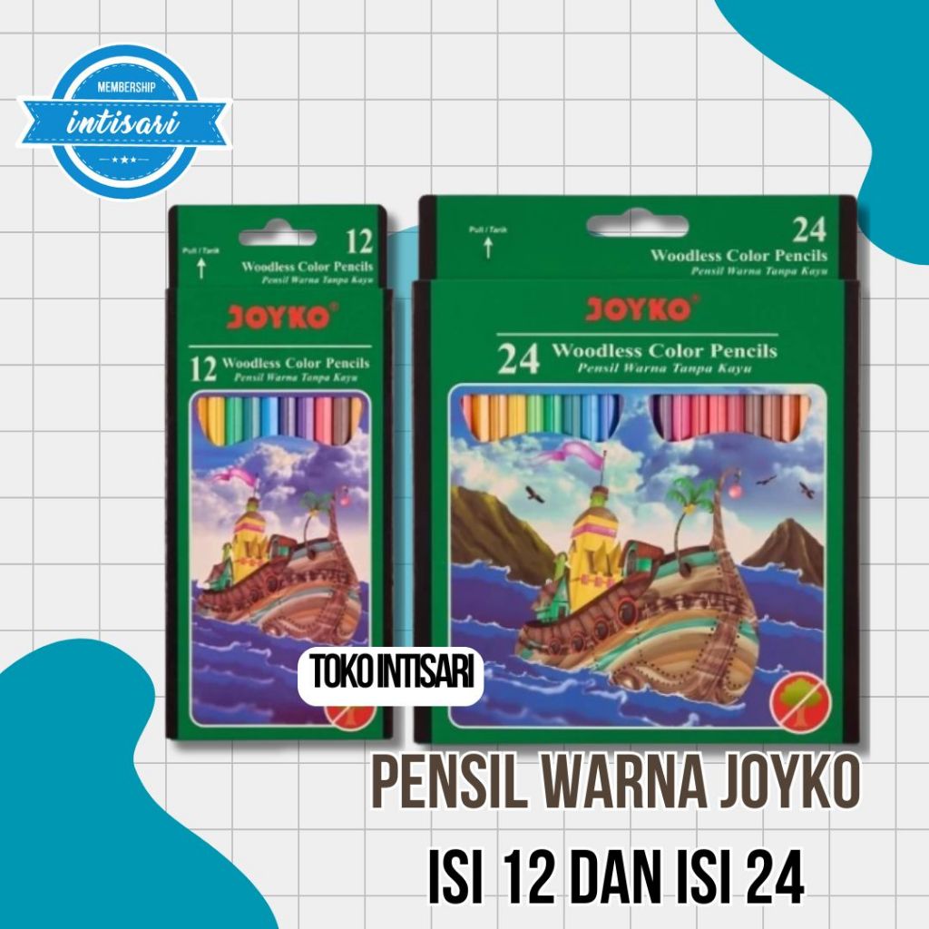 

Pensil Warna Joyko Isi 12 & 24 ( PACK )