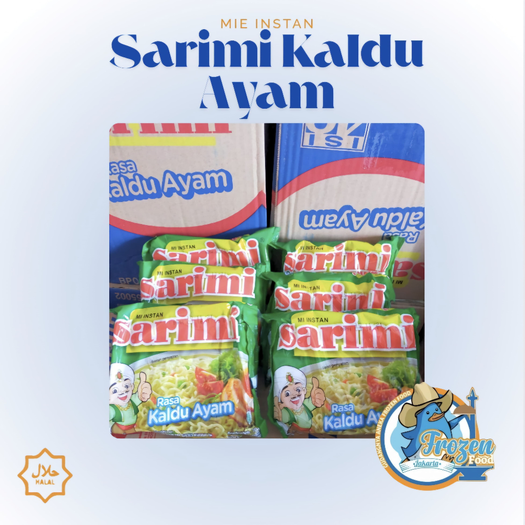 

Sarimi Kaldu Ayam 70gr isi 40 pcs | WAJIB EXTRA BUBBLEWRAP