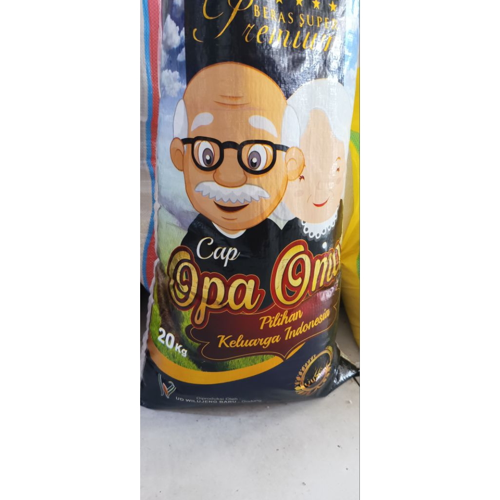

[ 20 Kilogram ] Beras Cap Opa Oma Pilihan Keluarga Indonesia Beras PREMIUM