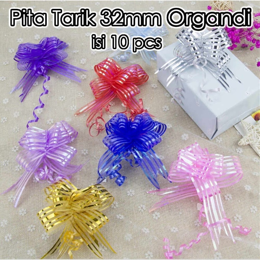 

Ribbon Pita Tarik Organdi 32mm 10 Pcs Sepuluh Buah Warna Warni Gift Termurah Berkilau Pernak Murah Present Cantik Aksesori Kado Lucu Souvenir Dekor Selling Lucu Aesthetic Wrapping Pernik Dekorasi Estetik Hiasan Aksesoris Pentacle Malang