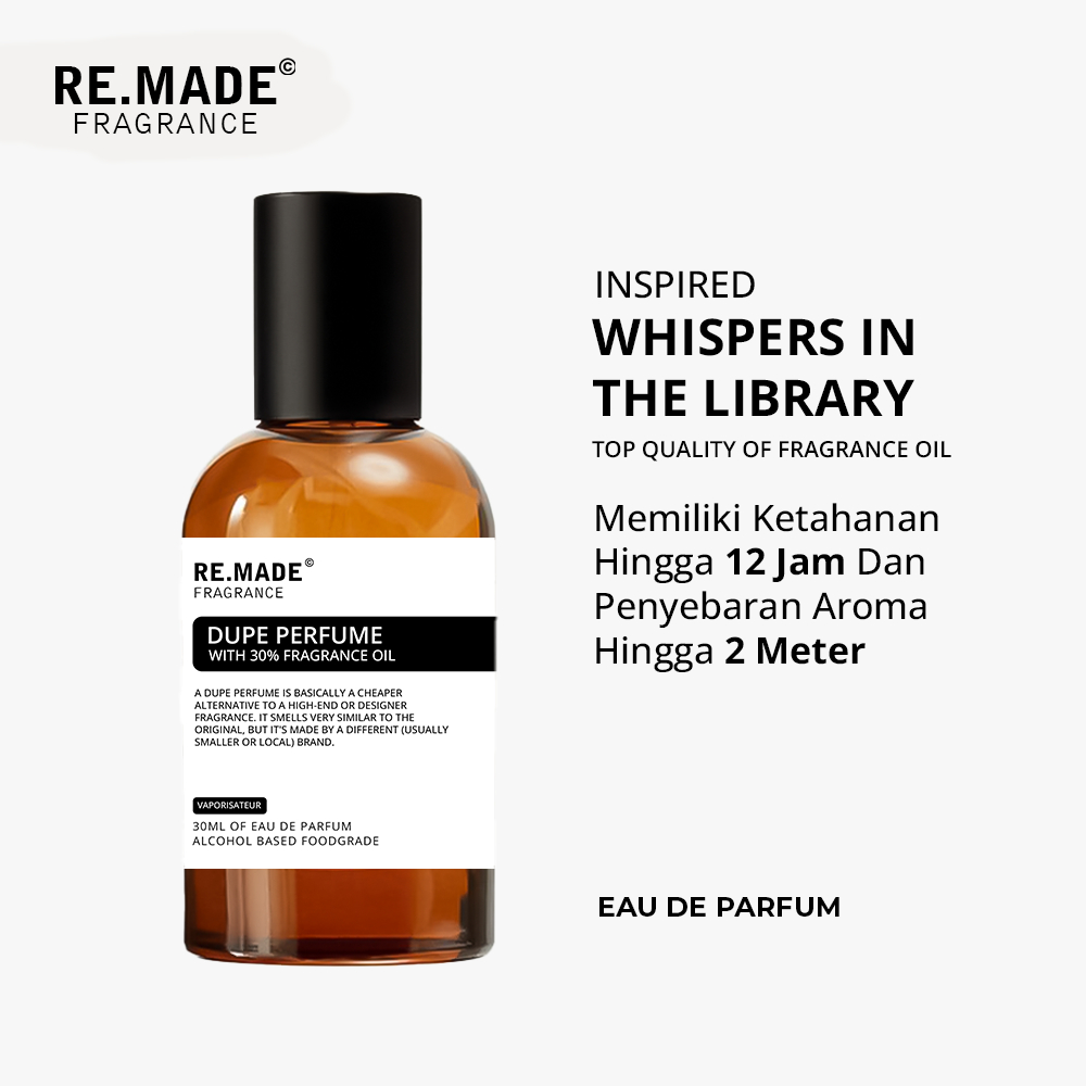 Parfum RE.MADE Whispers in the library Dupe by RE.MADE - Parfum unisex