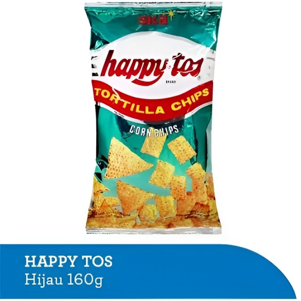 

[LARISDA] PROMO HAPPY TOS TORTILLA AND CHIPS HIJAU 160g DUS ISI 16 PCS