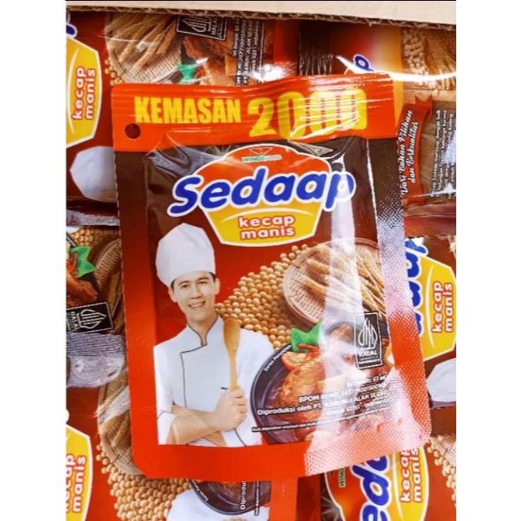 

Kecap Manis Sedap Kemasan 2.000 Kecap Sedaap 77GR / Kecap Sedap 2000