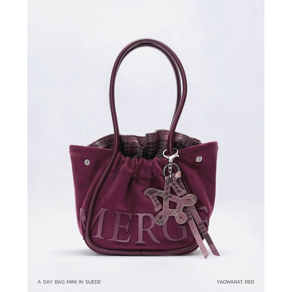 MERGE A DAY BAG IN SUEDE LIMITED EDITION ORIGINAL THAILAND