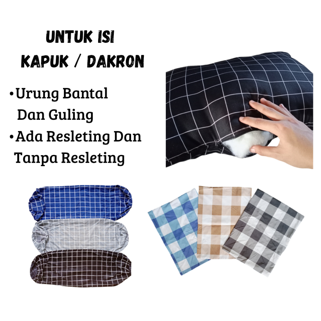 (konveksi sendiri) WADAH KAPUK/URUNG BANTAL GULING Dakron.kapuk