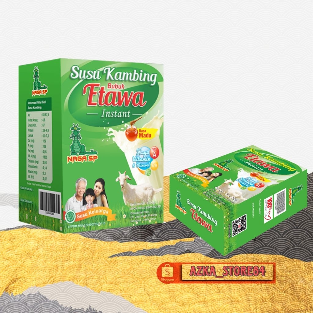 

RASA MADU " Susu bubuk kambing etawa naga Sp Sachet 150gr.