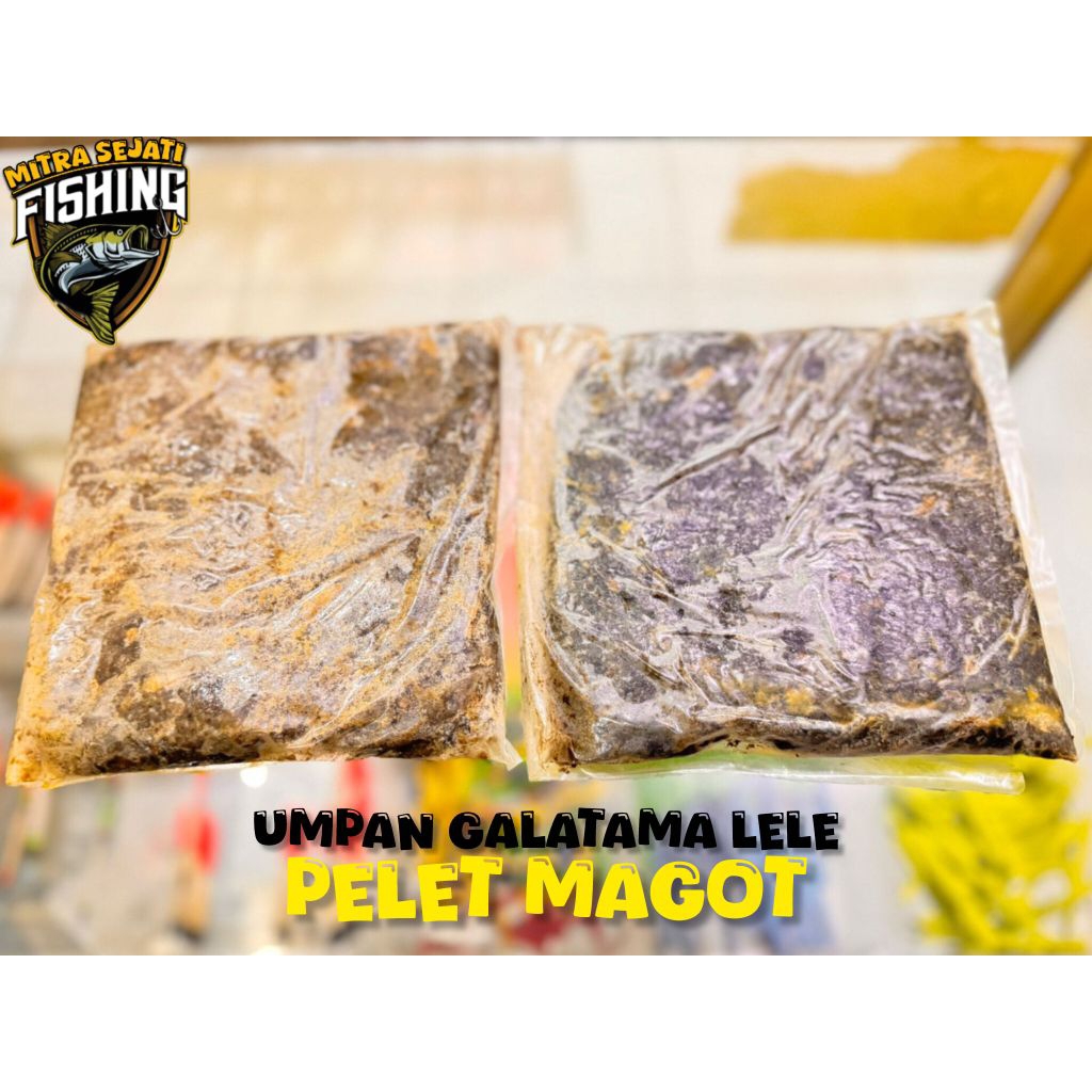Umpan Galatama Lele Siap Pakai Pelet Magot - Umpan Galatama Pelet Magot