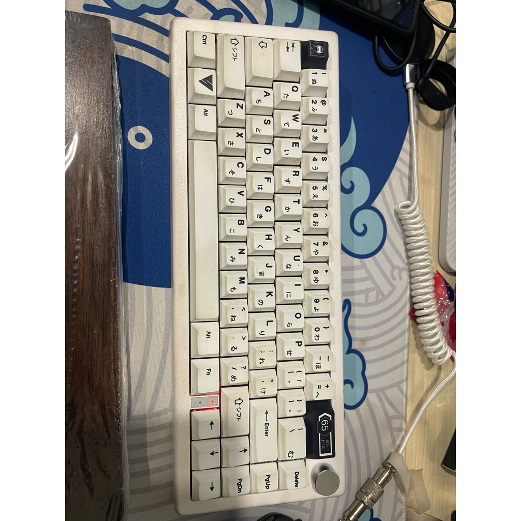 Keyboard mechanical vortex GT65 japan sign Gateron Yellow