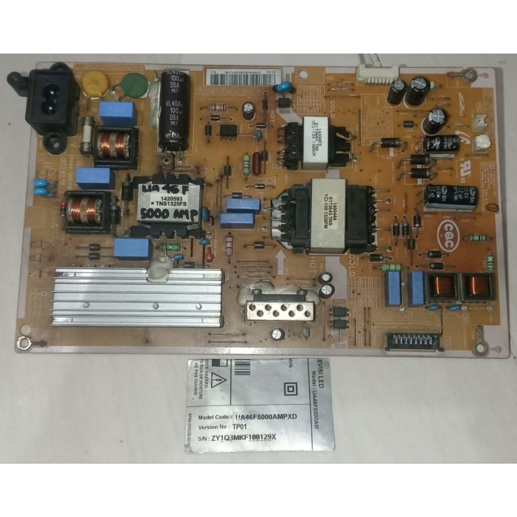 Power Suply(PSU) TV Samsung seri UA46F5000AM