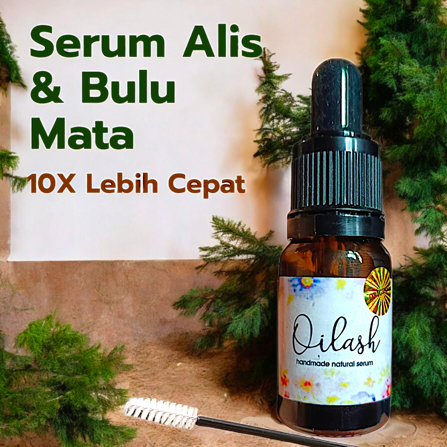 Serum Penebal Alis & Bulu Mata Original  – Tebal, Panjang, Lentik Permanen