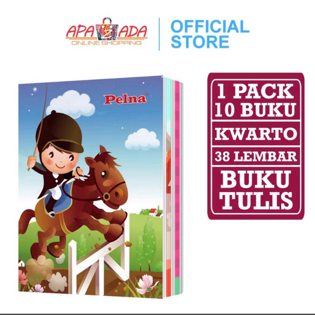 

Paket Murah Buku Tulis Kwarto 38 Lembar Murah [ 6 Pack ] Buku Tulis Sekolah
