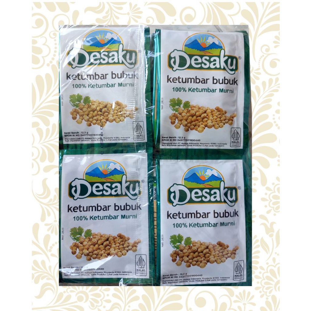 

Desaku ketumbar bubuk murni renceng 12pcs