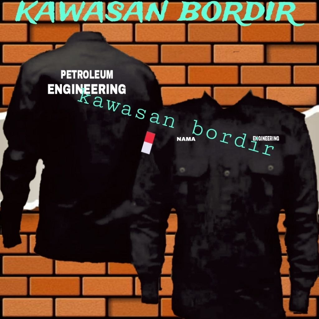 Terbaru kemeja petroleum engineering seragam petroleum engineering baju petroleum engineering pdh pe