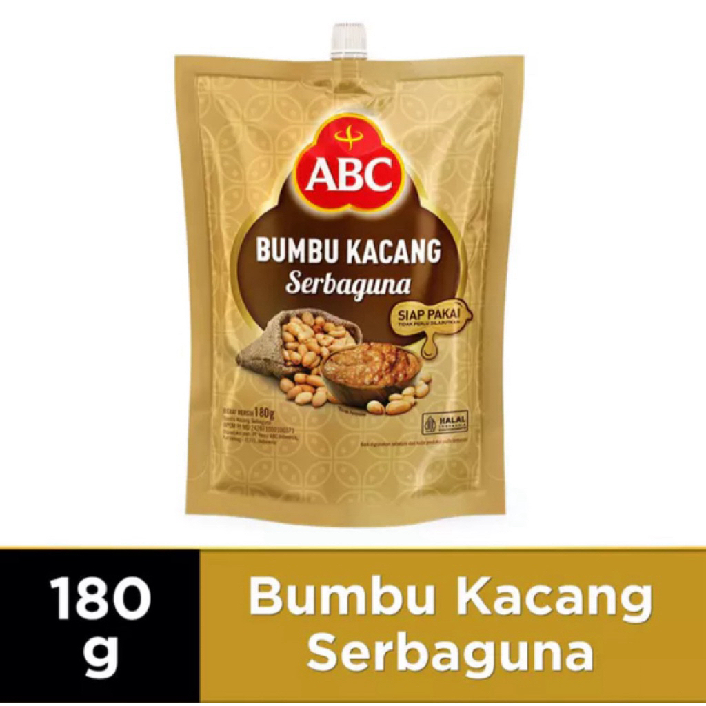 

ABC Bumbu Kacang Serbaguna 180g – Siap Pakai, Rasa Autentik!