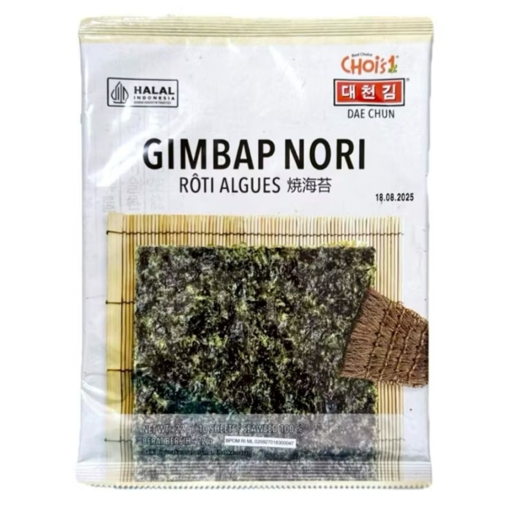 Dae Chun Gimbap Nori 22 gr - 10 Lembar