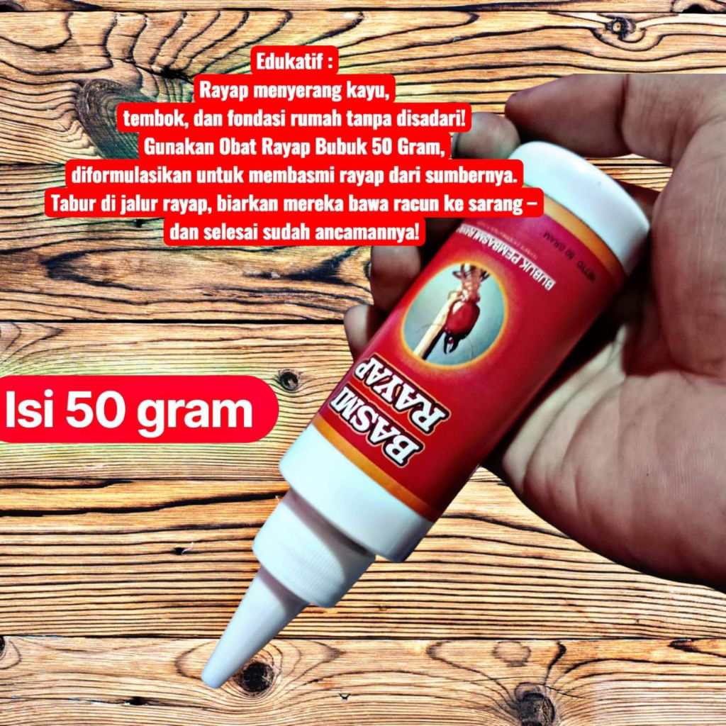 ANTI RAYAP BUBUK ATASI BASMI RAYAP KAYU PEMBASMI RAYAP TERMITE POWDER