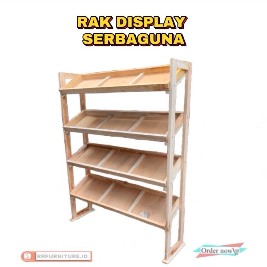 Rak Display Susun Serbaguna Bisa Bongkar Pasang / Rak Warung / Rak Sembako / Rak Sayur / Rak Buah /