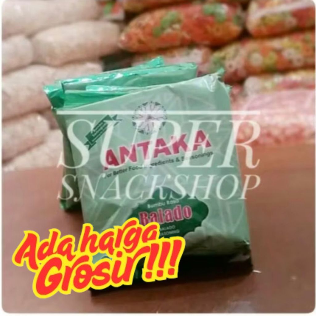 

BUMBU TABUR INSTANT / BUMBU MASAK / BUMBU MASAKAN / BUMBU TABUR ANEKA RASA SERBA GUNA ANTAKA 100 GR