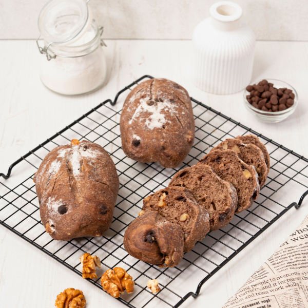 

Double Chocolate Sourdough, Memadukan Roti Soudough Coklat dengan Chocolate Chip