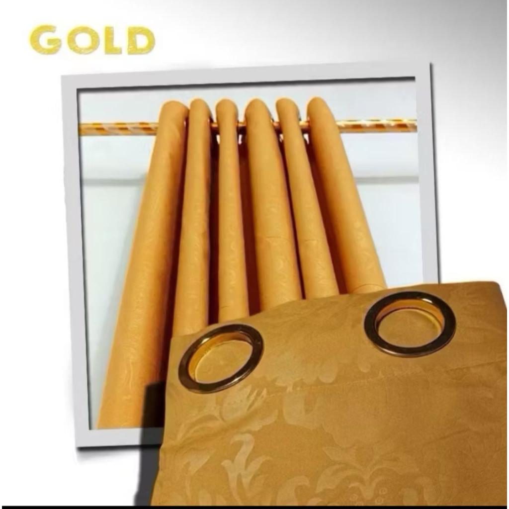 Lostklik 5 Pcs Paket Hemat Gorden Pintu Hordeng Jendela /3 Pcs Paket Hemat Tirai Pintu Smokring