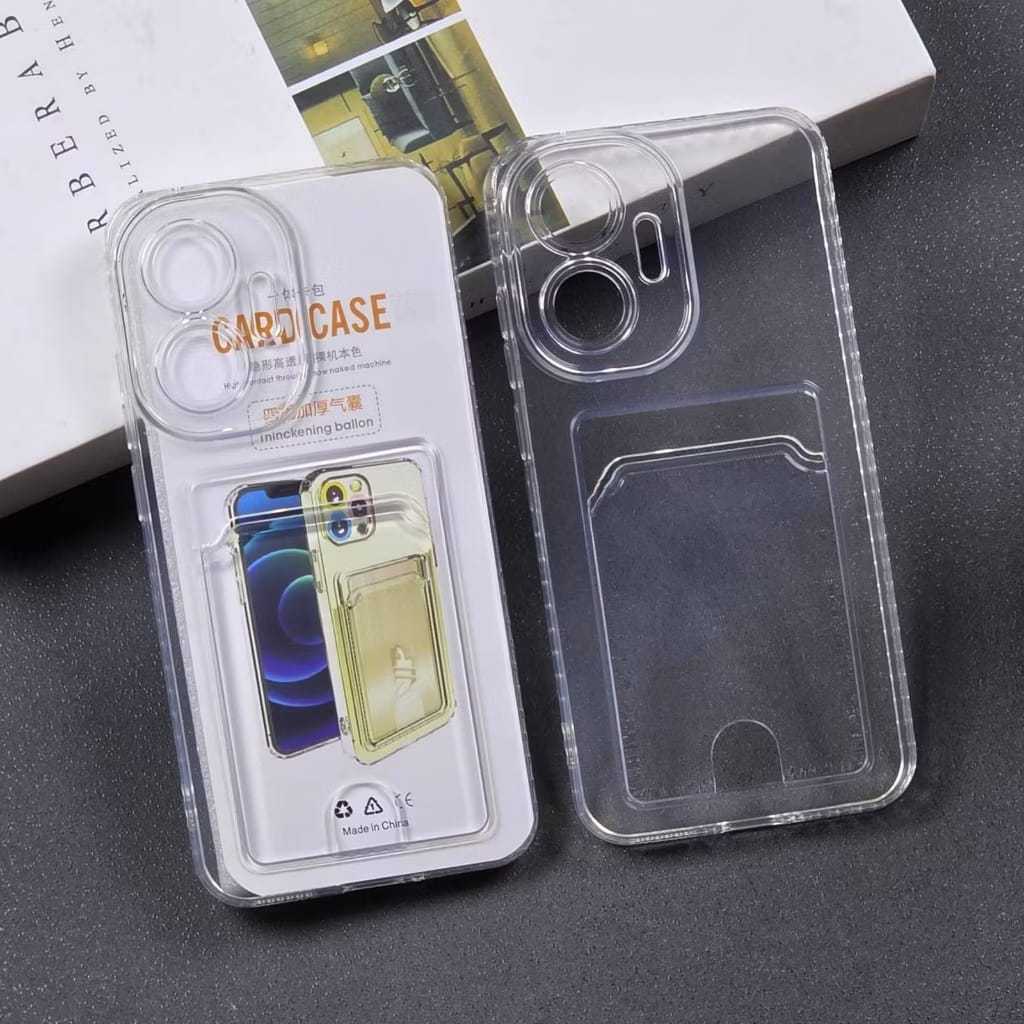 CASING Softcase Slot Card Holder BENING For POCO F7 / F6 / F6 PRO / F5 / X7 / X7 PRO / X6 / X6 PRO /