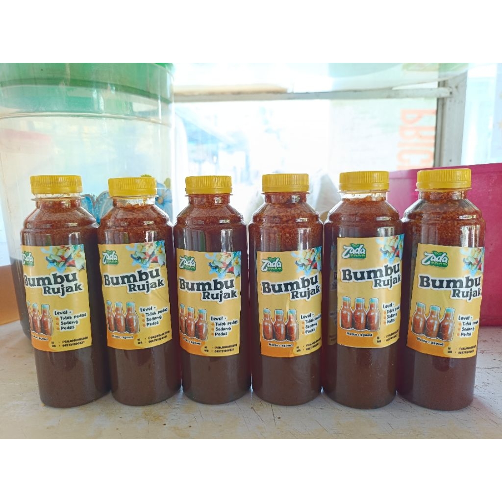 

BUMBU RUJAK MANIS 250ml 100% Homemade (Tanpa Pengawet Tanpa MSG)