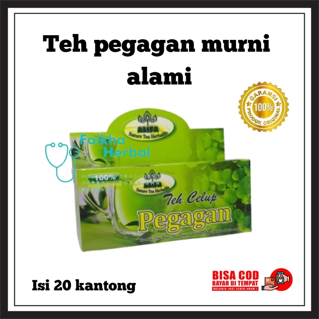 

Teh Celup Pegagan Original Herbal Alami Alifa