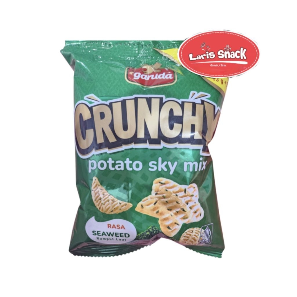 

Garuda Crunchy Potato Sky Mix Seaweed (isi 10 Bks)
