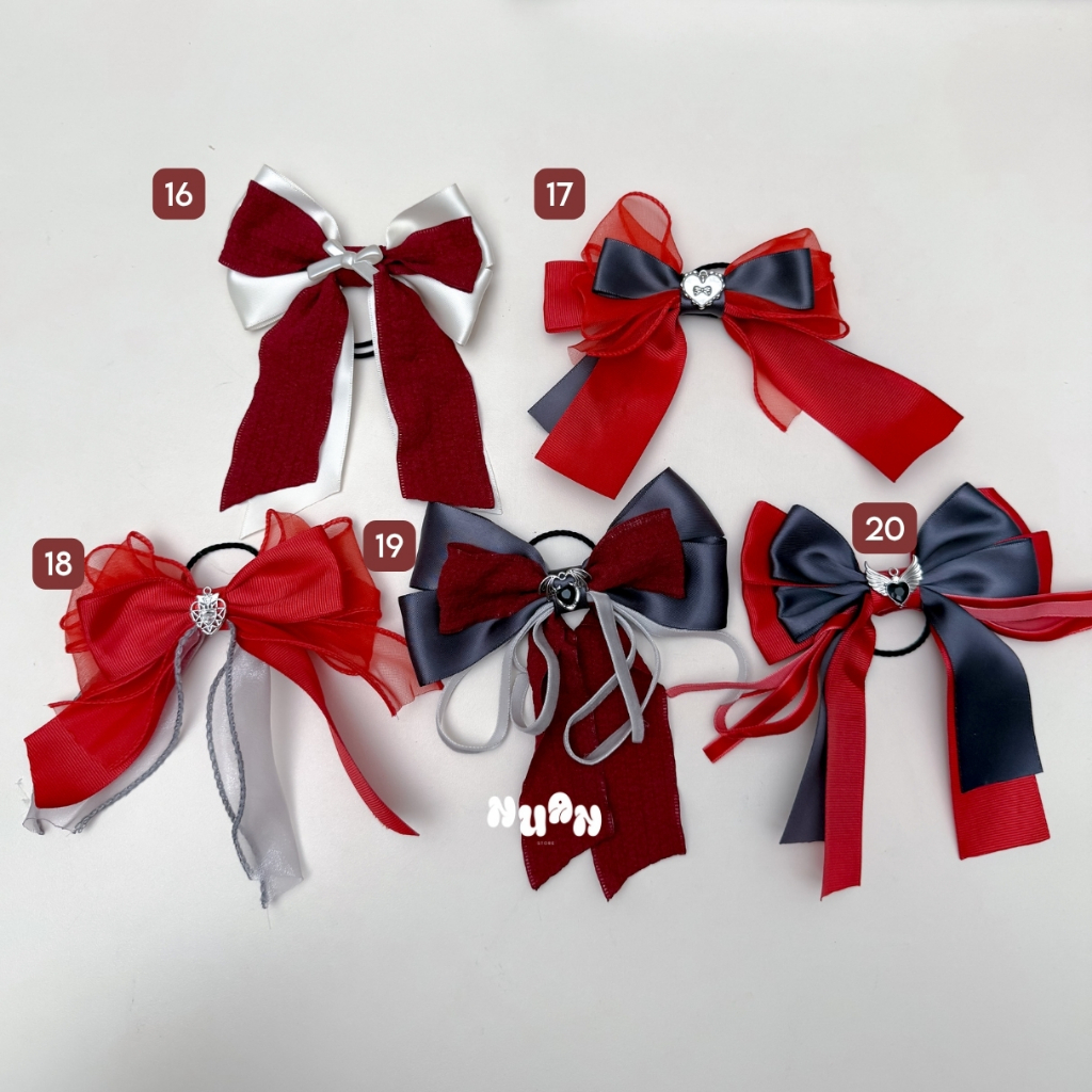 

LIGHTSTICK BOW Multifandom Red - Dekorasi Kpop Pita Lightstick Peralatan Konser Nuan Store