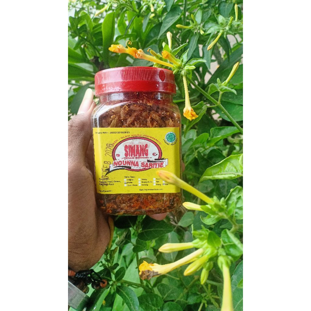 

siwang nounna saritie pedas mix 170gr/siwang terasi bawang goreng asli indramayu