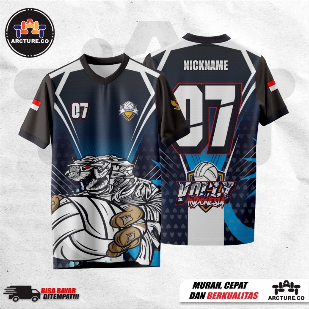 Jersey Volly/Jersey Volly Custom Desain Sport