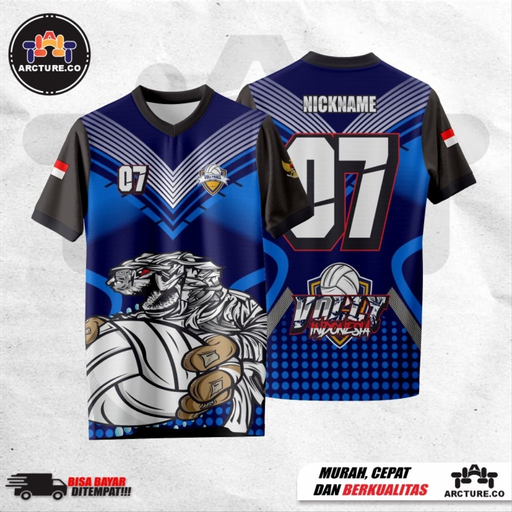 Jersey Volly/Jersey Volly Custom Desain Sport