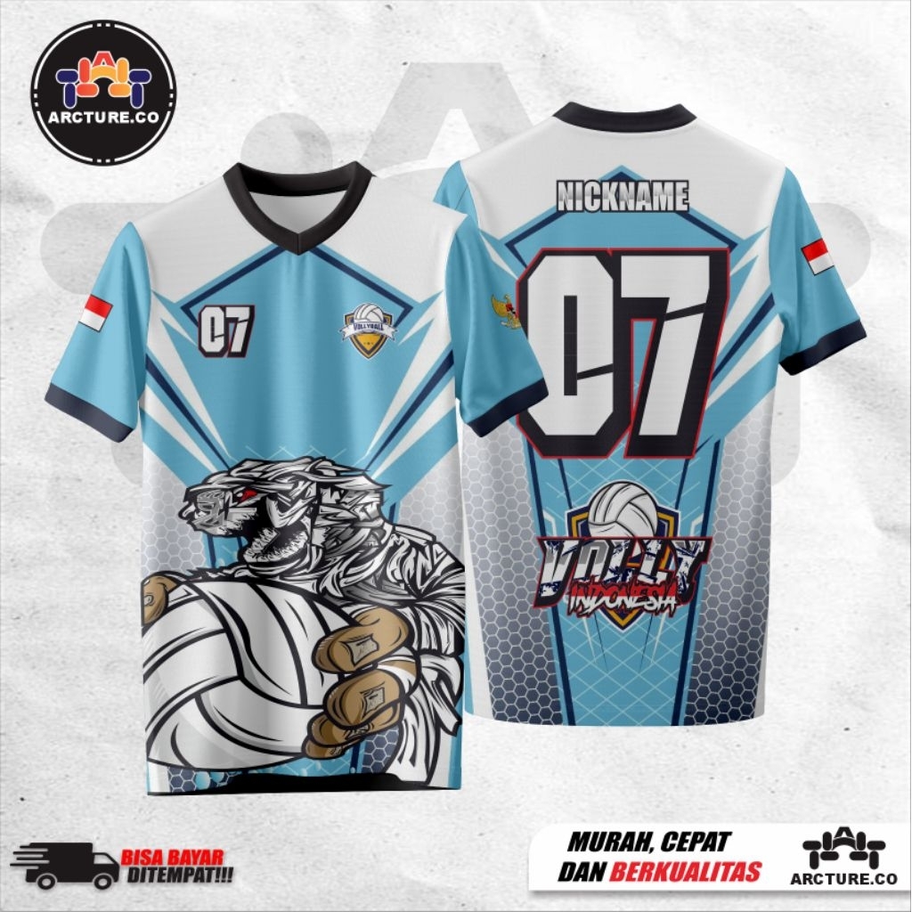 Jersey Volly/Jersey Volly Custom Desain Sport