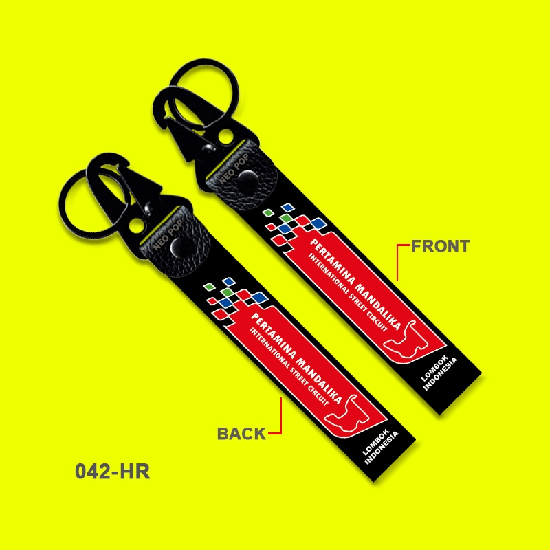 GANTUNGAN KUNCI PREMIUM PERTAMINA MANDALIKA INTERNATIONAL CIRCUIT MERCHANDISE STREET LOMBOK NTB INDO