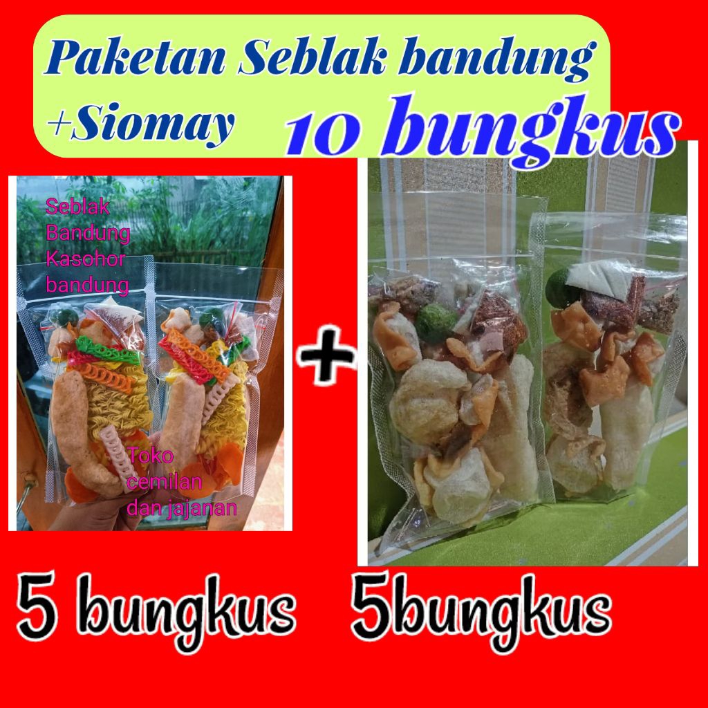 

hemat seblak bandunh +cuangki 10 bungkus/pacs