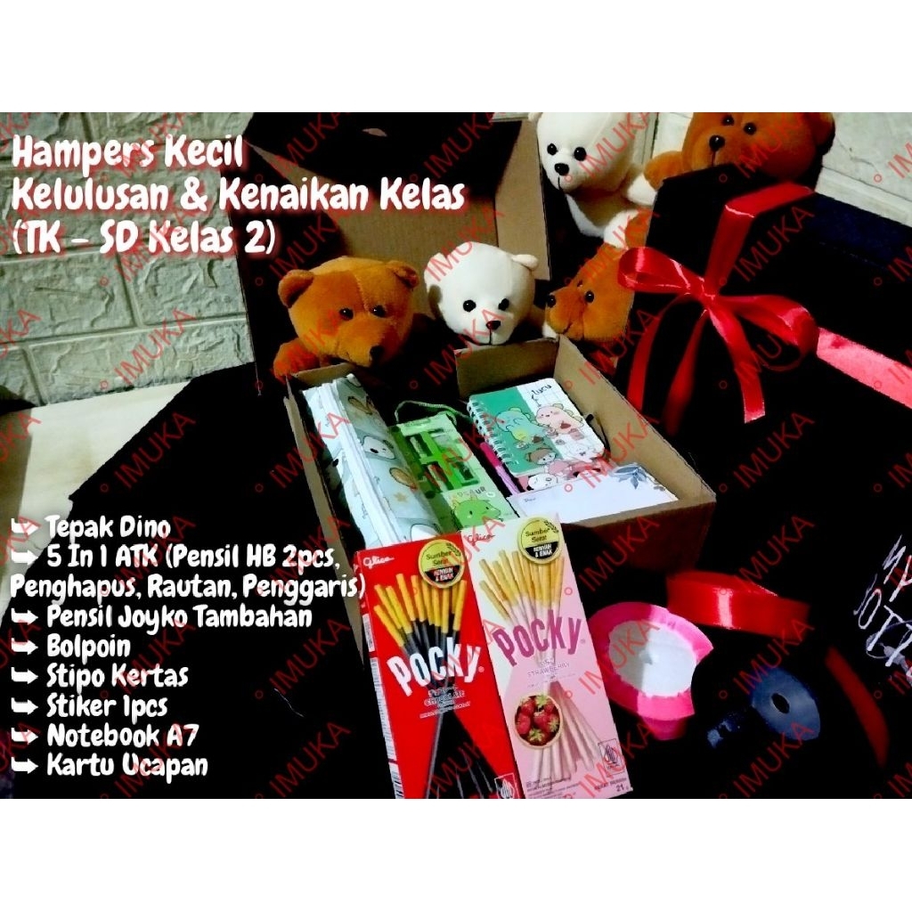 

Hampers Kecil Kelulusan & Kenaikan Kelas (TK - SD Kelas 2)
