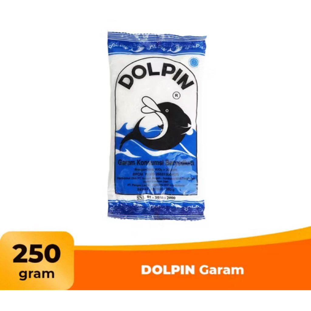 

Garam Dolpin 250g – Halus, Beryodium, dan Sehat untuk Keluarga!