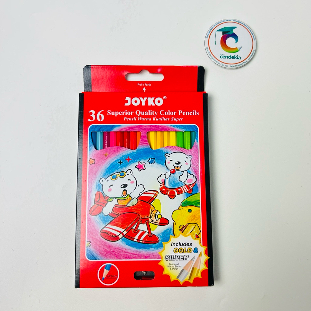 

Pensil Warna JOYKO 36 Warna Classic Colored Pencils