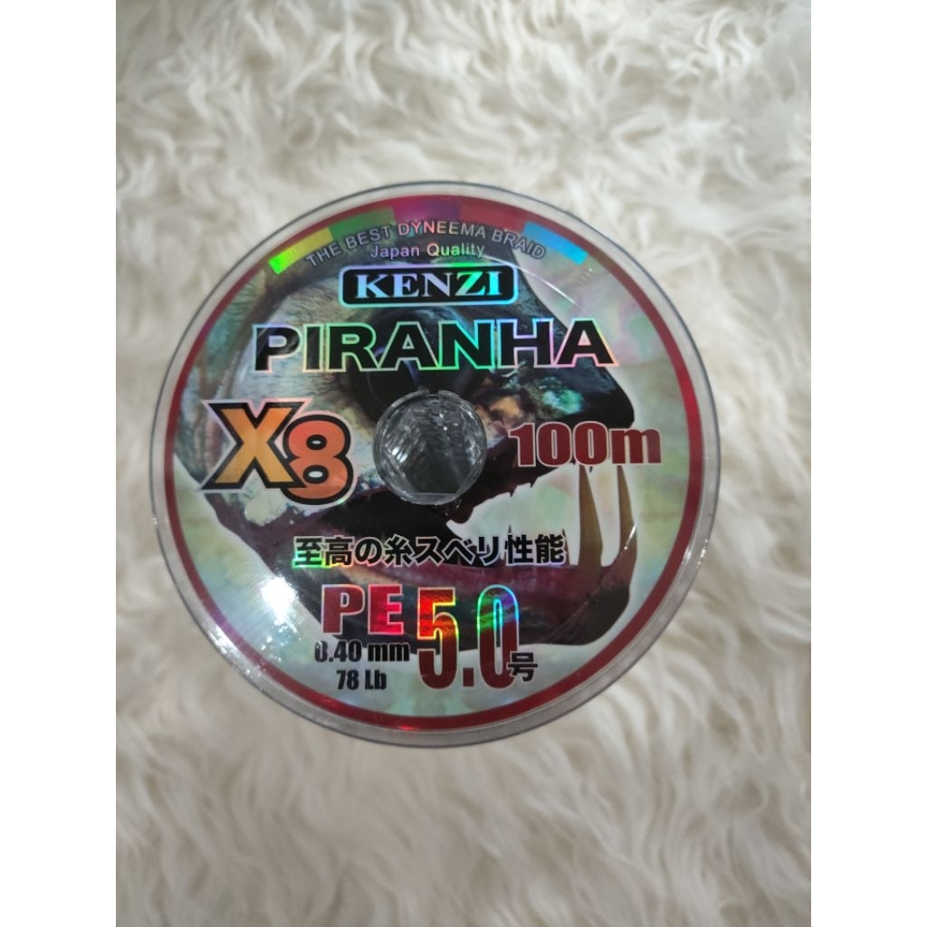 Senar PE Kenzi Piranha X8 100M